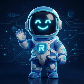 Rezi mascot waving